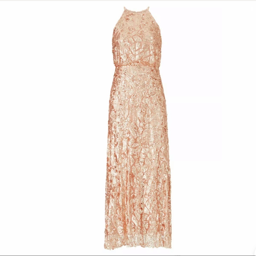 Donna Morgan Sequin Patterned Maxi - image 1